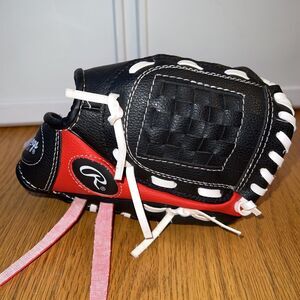 Rawlings PL91SB EBBR5  Players Series Youth‎ Glove Red-Black Leather RH Thrower